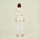 Жіночій спортивний костюм утеплений з худі білий 30002 фото 4