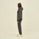 Жіночій спортивний костюм  утеплений з худі сірий  30006 фото 3