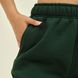 Жіночі спортивні штани утеплені зелені 30096 фото 6