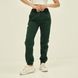 Жіночі спортивні штани утеплені зелені 30096 фото 1