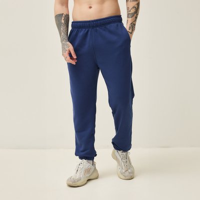 Мужские спортивные штаны весенние синие 30136 фото