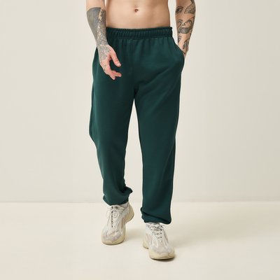 Мужские спортивные штаны весенние зелёные 30134 фото