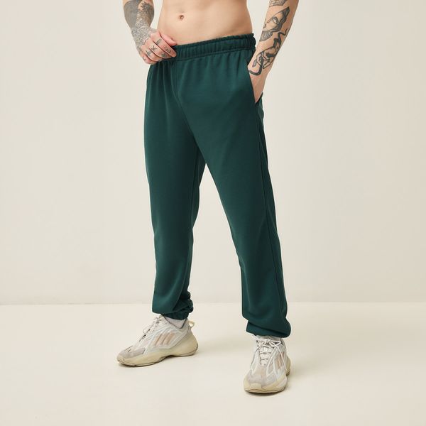 Чоловічі спортивні штани весняні зелені 30134 фото