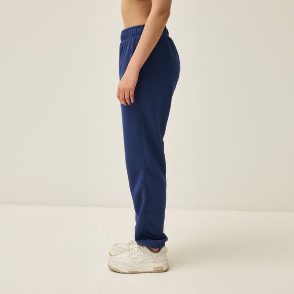 Жіночі спортивні штани весняні сині 30137 фото