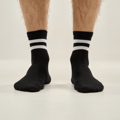 Набір шкарпеток 41-45 р. 12 пар чорні чоловічі 20046 фото